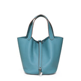 Head layer cowhide bucket bag women's leather high-end handbag