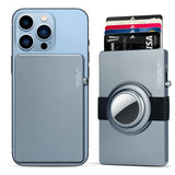 TOYFID All-Aluminum Pop Up Slide Rfid Slim Card Holder Wallet With Airtag Holder-6