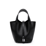 Head layer cowhide bucket bag women's leather high-end handbag