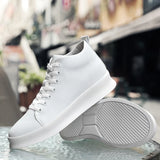 Summer Fashion Invisible Height-Increasing Shoes 8CM Korean Style British Invisible Height-Increasing Men's Shoes Casual Sports Sneakers