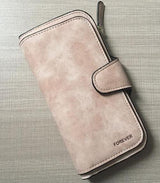 Brand Leather Women Wallet High Quality Design Hasp Solid Color Card Bags Long Female Purse 8 Colors Ladies Clutch Wallet