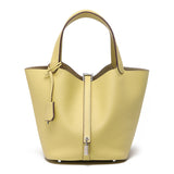 Head layer cowhide bucket bag women's leather high-end handbag