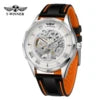 New Arrival T-Winner Men Mechanical Watch Silicone Strap Watch for Mens Custom Logo Wrist Watch