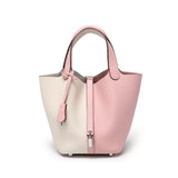 Head layer cowhide bucket bag women's leather high-end handbag