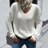 Fried Dough Twists sweater for women is loose