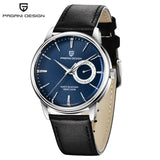 PAGANI DESIGN Quartz Watch VH65 Men's Automatic watches Casual Fashion Leather Watch for men reloj hombre PD-1654