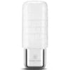 CIGARLOONG Étui à Cigares en Acier Inoxydable Humidor Anti-pression Cuir de Luxe Humidification Portable Humidor de Voyage