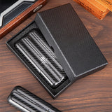 Modern Luxury Carbon Fiber Mirror Cigar Case Lightweight Travel Tube Humidor Pressure Resistant Vintage Cigar Cover Box