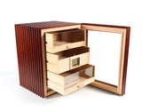 Electronic Cigar Humidor Have Good Shelves Made by Pure Cedar Wood and Keep Constant Humidity Control for Cigar Box Cases