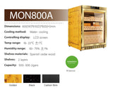 Factory Offer Raching MON800A Small Size Electric Cigar Humidor Hold 500 Cigars for Office