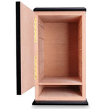 CIGARLOONG Humidor de puros de madera maciza profesional anti-insectos, con 6 capas de madera de cedro