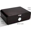 Hot Sale Cedar Wood Cigars Travel Cigar Cabinet Humidor Piano Lacquer Storage Case Humidifier Handmade Moisture-Proof