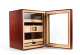 Electronic Cigar Humidor Have Good Shelves Made by Pure Cedar Wood and Keep Constant Humidity Control for Cigar Box Cases