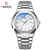 New CHENXI Fashion Men's Watch Brand Luxury Stainless Steel Wrist Watches for Men Classic Men Waterproof Date Quartz Wristwatch