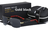 2019 high quality anti glare HD Polarized Men's new Sunglasses Brand gafas oculos de sol metal classic sun glasses