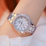 Relojes de diamantes de cristal para mujer