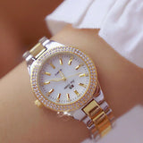 Relojes de diamantes de cristal para mujer