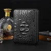 Hot Selling Crocodile Pattern Leather Cigar Humidor Case Portable Travel Waterproof Zipper Cigar Holder Luxury Gift for Men