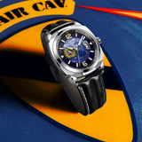 For lobinni Top Brand Men's Sports Watch Square Luminous Pointer Automatic Mechanical Charm Miyota Movement Water Resistant