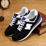 Men's running shoes low top fashion mesh argan shoes breathable trendy versatile Korean casual couple sneaker
