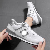 Men's running shoes low top fashion mesh argan shoes breathable trendy versatile Korean casual couple sneaker