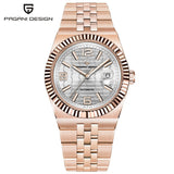 PAGANI DESIGN Modern Fashionable Men Automatic Mechanical Watch Avant-Garde Personality Stainless Steel Sapphire Luminous Reloj