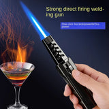 Torch Blue Flame Jet Gas Lighter Spray Gun Kitchen Cooking Smoking Accessories Windproof Turbo Jewelry Welding Cigar Lighters