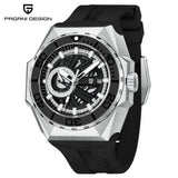 PAGANI DESIGN Luxury V2 Fashion Rubber Sports Watch Waterproof Mechanical Automatic Watch Sapphire Luminous Watches for Man