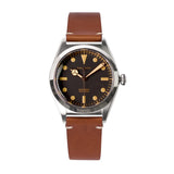 Reloj Baltany Retro Bubbleback S4029 de lujo con manecillas Benz, piel, zafiro, movimiento OVETTO NH38, esfera tropical, automático para hombre