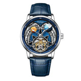 Men Mechanical Watch Genuine Tourbillon Watches Fully Automatic Luxury Brands Waterproof Fashion Skeleton Man Watch Reloj Hombre