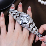 Reloj GEDI para mujer, ligero, de lujo, con incrustaciones de diamantes, de alta gama, resistente al agua, reloj de cuarzo de moda retro, reloj de mujer, regalo
