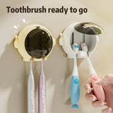 Astronaut Electric Toothbrush Holder Couple Electric Toothbrush Storage Drain Rack Household Bathroom Supplies