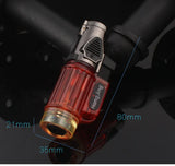 Visible Gas Blue Flame Torch Turbo Lighter Spray Gun Electronic Lighter Gas Lighter 1300C Butane Cigar Lighters Gadgets for Men