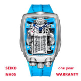 PINDU Design Mens Watches Top Brand Luxury Military Sport Men NH05 Automatic Watch Waterproof Mechanical Watches Men montre homm