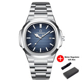 PAAZOMU Luxury Man Wristwatch Waterproof Luminous Chronograph Watch for Men Stainless Steel Men's Quartz Watches reloj hombre