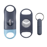 1 Set Cigar Cutter Cigar V Cut Flat Cutter Punch Sharp Cigar Scissors Guillotine Knife Cigar Cutting Tool