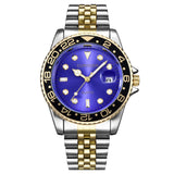 Men Famous Brand Watches Students Boys Fashion Stainless Steel Band Casual Calendar Quartz Watch Green Relogios Masculinos 2024