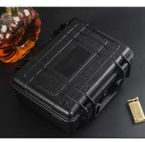 Portable Travel Humidor Sealed Humidor Large Capacity 30 Cigar Humidifier Box for Cigar Case Bag Box Smoking Accessories