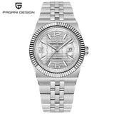 PAGANI DESIGN Modern Fashionable Men Automatic Mechanical Watch Avant-Garde Personality Stainless Steel Sapphire Luminous Reloj