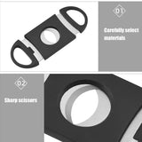 Metal Cigars Cutter Metal Classic GuillotineScissors Stainless Steel Double Blade Cigars Clippers Portable CutterGuillotine