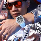 2026 Automatic Movement Mechanical Wrist Watches Men Hollow Design Waterproof Watch High Quality Automatic Watches