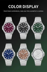 Dropshipping 2025 Hot Selling Products Wristwatches For Men Specht & Söhne Ultrathin Blue Male Sports Watches 100M Waterproof
