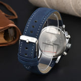 Reloj Zeppelin clásico retro de moda para hombre, esfera multifuncional, reloj de pulsera de negocios, reloj deportivo informal de cuarzo.