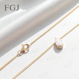 Custom Pendant Necklace Lab Diamond Pear Shape 7x9mm VS1 With IGI Fashion Design Sparkling for Wedding Engagement Jewelry Gifts
