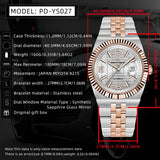 PAGANI DESIGN Modern Fashionable Men Automatic Mechanical Watch Avant-Garde Personality Stainless Steel Sapphire Luminous Reloj