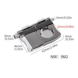 Cortador de Puros Portátil V-Cut Doble Punzonado Tijeras de Acero Inoxidable Accesorios para Fumar Regalo para Hombre