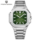 PAGANI DESIGN Trendy Cool Men's Quartz Watch Dynamic With Stylish Luminous Waterproof Stainless Steel Dial Sapphire Glass Reloj