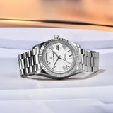 PAGANI DESIGN 2025 New DD36 V2 White Dial Luxury AR Sapphire glass Automatic Watch Men Date Week Waterproof Mechanical Watch Men