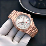 Customized Mens Automatic Mechanical Movement Watches Brand New Black Blue Rose Gold Design Soft Rubber Strap Large Luminous