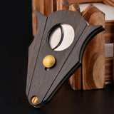 Wood Cigar Cutter Knife Scissors Sharp Blade Cigar Scissors Cutter Knife Puncher Guillotine Smoking Cigar Cutter Cutting Tool